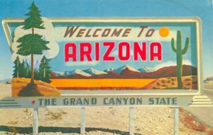 Arizona Welcome Sign